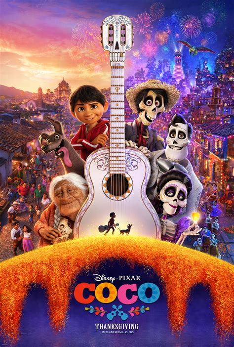 coco poster pixar disney.